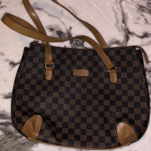 Jane Hilton Checkered louis Vuitton look alike bag - Picture 2 of 4